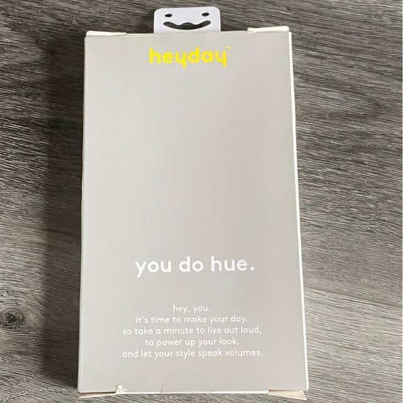 Heyday iPhone XS MAX Art Deco Hard Shell Phone Case-Gold/Blue-NEW - Picture 8 of 10